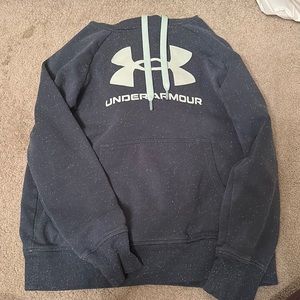 Blue and teal under armour hoodie small